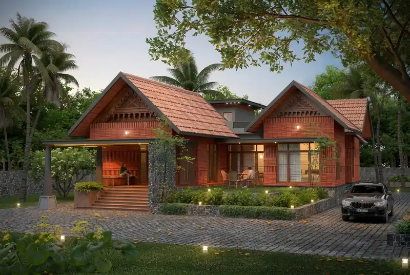 Traditional Homes Construction in Udupi by Harivayu Builders